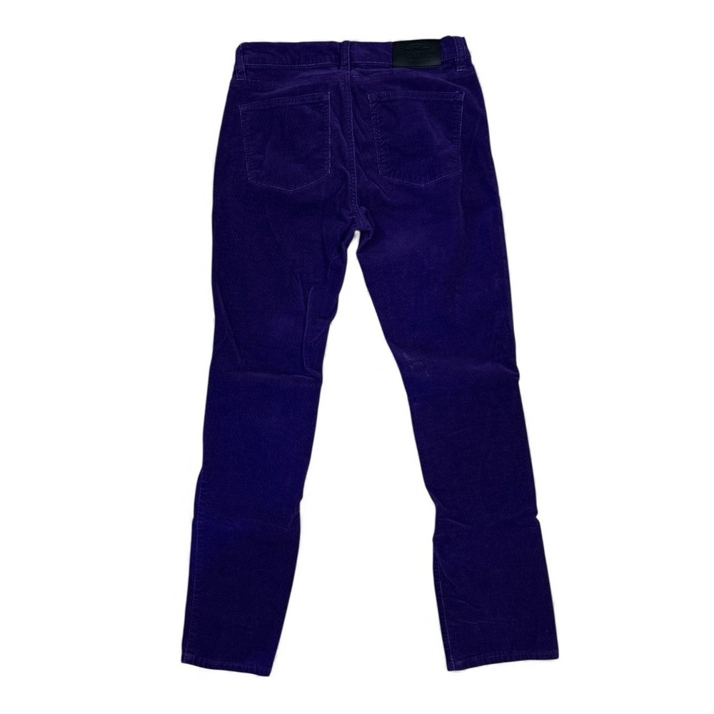 Lauren Ralph Lauren Classic 4 Straight Corduroy Pants Women's Purple - Picture 2 of 5